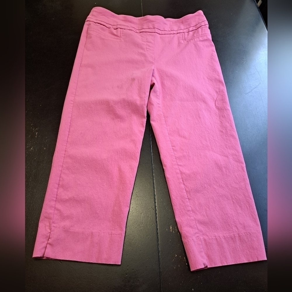 Hot Pink High Rise Capris